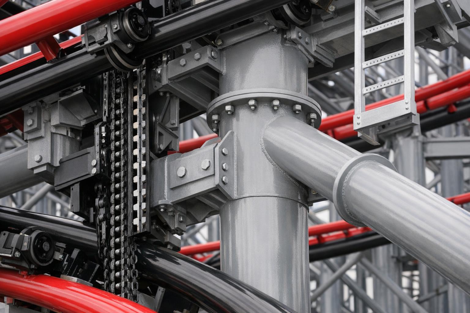 Zdjęcie filtru warstwowego z przekrojem; pokazane warstwy oczyszczające